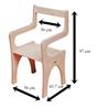 Silla de madera para electroterapia