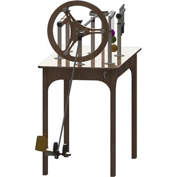 Mesa de manos y pies madera