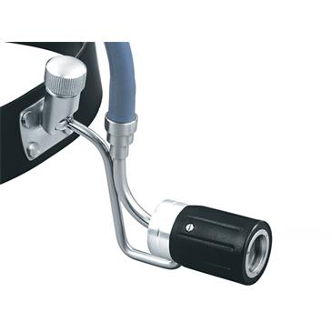 Lámpara frontal de fibra óptica WIDA con cable y fuente de luz