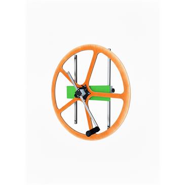 Rueda de hombro infantil con aro integral de madera
