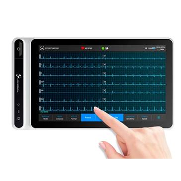 Tableta de ECG NEO S120. Conector a banana