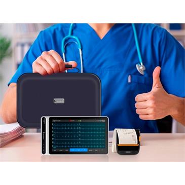 Tableta de ECG NEO S120. Conector a banana