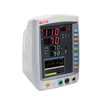 Monitor multiparametrico SpO2, NIBP, ECG y temperatura.