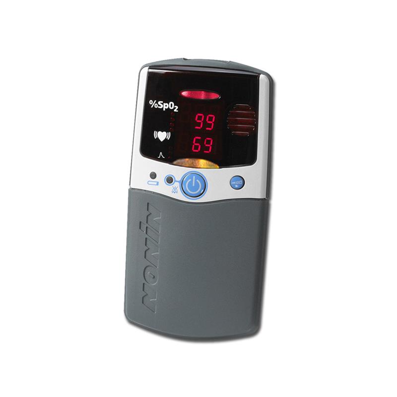 Pulsioxímetro de mano Nonin N-2500A con alarmas
