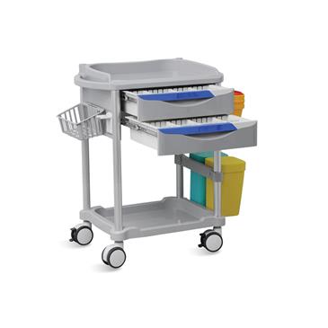 Carrito de emergencia en ABS