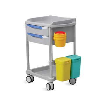 Carrito de emergencia en ABS
