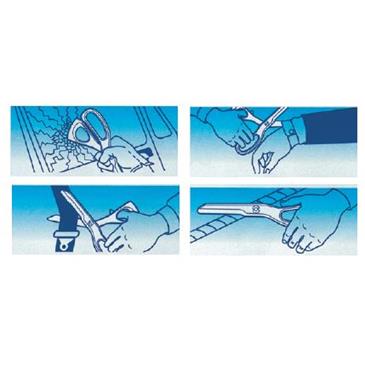 Tijeras multiusos de primeros auxilios