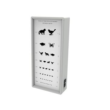 Optotipo luminoso - Animales - 3 m