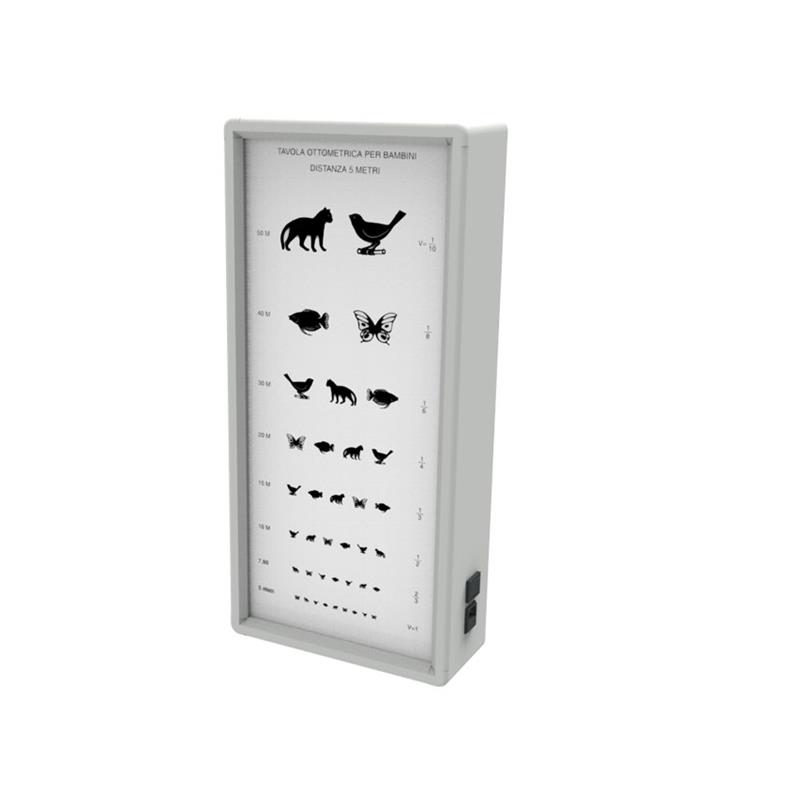 Optotipo luminoso - Animales - 3 m
