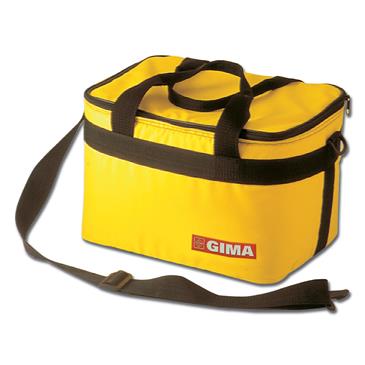 Bolsa térmica de nylon. Color amarillo