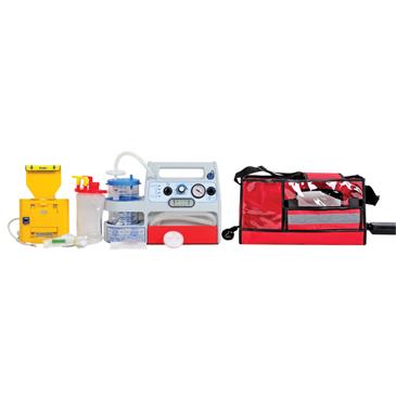 Aspirador de secreciones para ambulancia con baterías recargables
