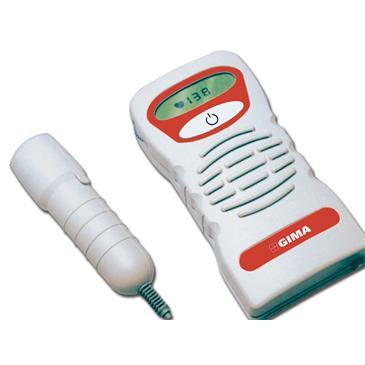 Doppler portátil fetal con pantalla LCD y sonda fija de 2 Mhz