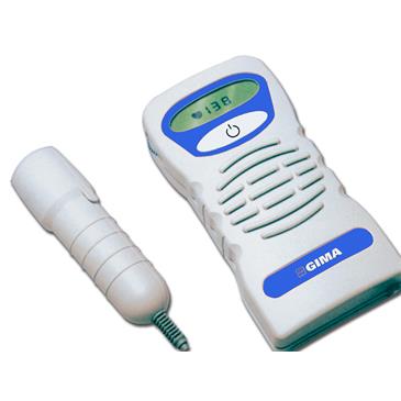Doppler portátil fetal con pantalla LCD y sonda fija de 2 Mhz impermeable