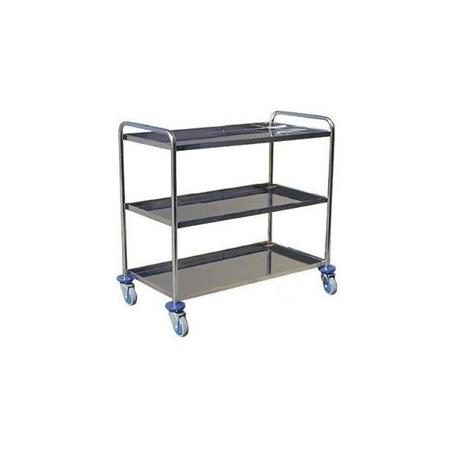 Carro de servicios en acero inox