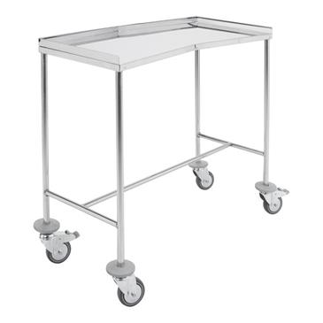 Mesa instrumental en forma riñón - 140 cm