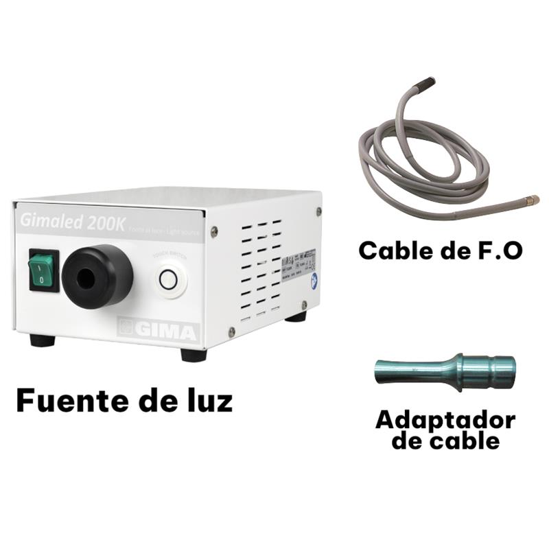 Fuente de luz fria led