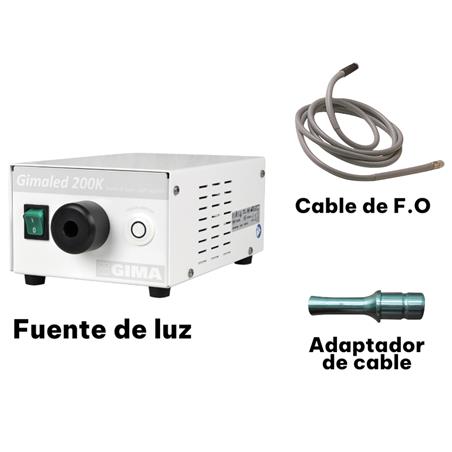 Fuente de luz fria led