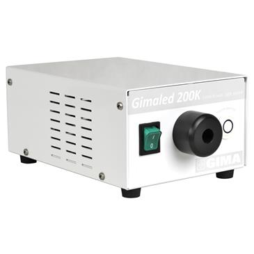 Fuente de luz fria LED con cable de F.O y adaptador