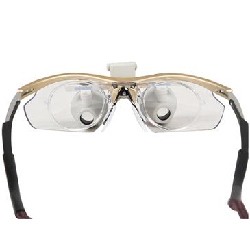 Gafas lupa binoculares con montura ultraligera. 3,5x - 420 mm