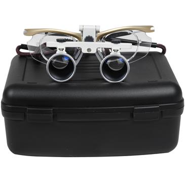 Gafas lupa binoculares con montura ultraligera. 3,5x - 420 mm
