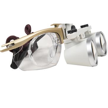 Gafas lupa binoculares con montura ultraligera. 3,5x - 420 mm