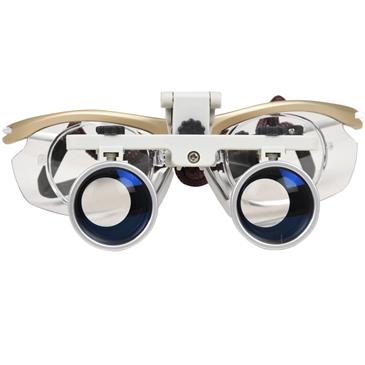 Gafas lupa binoculares con montura ultraligera. 3,5x - 420 mm