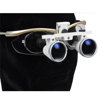 Gafas lupa binoculares con montura ultraligera. 3,5x - 420 mm