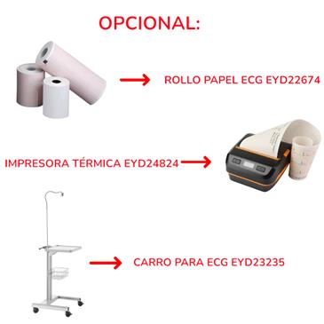 Tableta de ECG NEO S120. Conector a presión