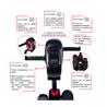 Mini eliptica dual electrica para piernas y brazos