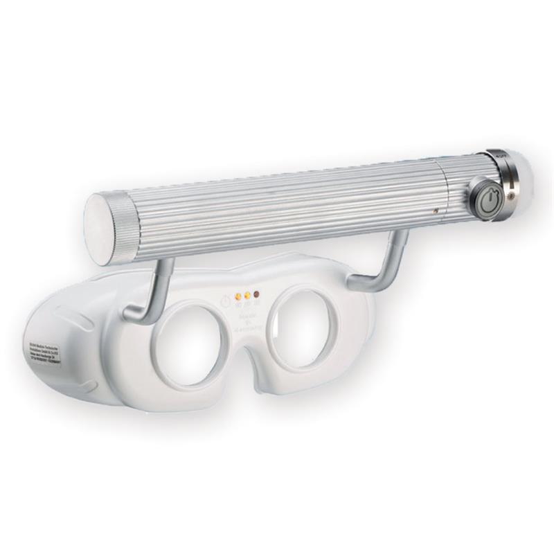 Gafas para nistagmo - Dr. Frenzel con luz LED. Funcionamiento a pilas