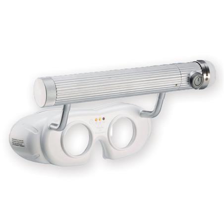 Gafas para nistagmo - Dr. Frenzel con luz LED. Funcionamiento a pilas Gafas para nistagmo - Dr. Frenzel con luz LED. Funcionamiento a pilas