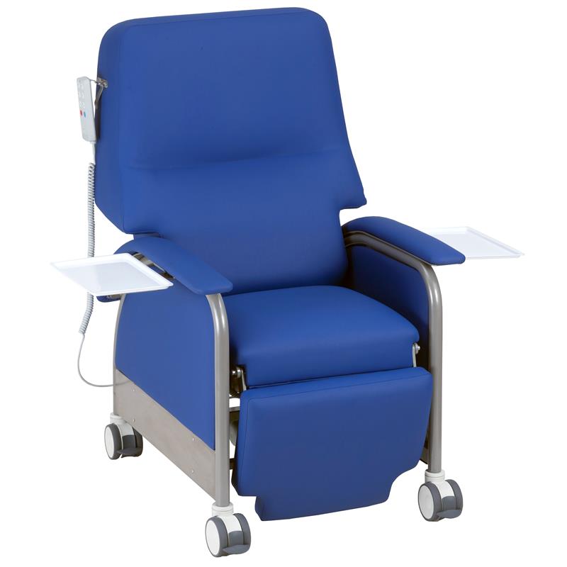 Sillón para tratamientos eléctrico con apoyabrazos fijos