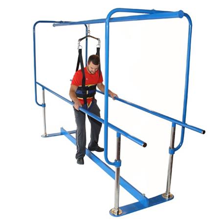 Paralelas adulto con monorrail y plano separador Paralelas adulto con monorrail y plano separador