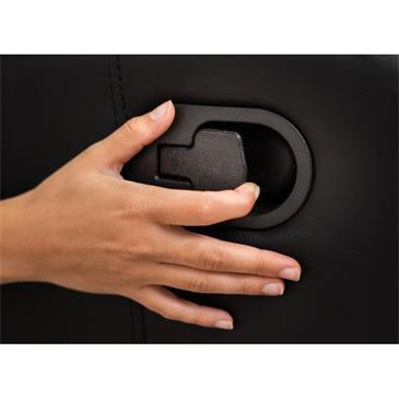 Sillon reclinable manual pared CERO. Color negro