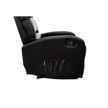 Sillon reclinable manual pared CERO. Color negro