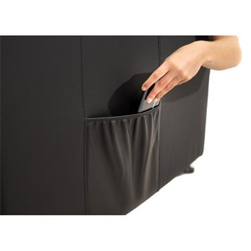 Sillon reclinable manual pared CERO. Color negro