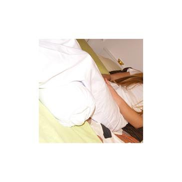 Cojín cilíndrico anatómico color negro