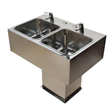 Baños de contraste extremidades superiores con termómetro