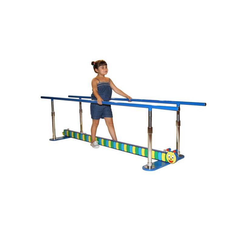 Barras paralelas infantil con plano separador