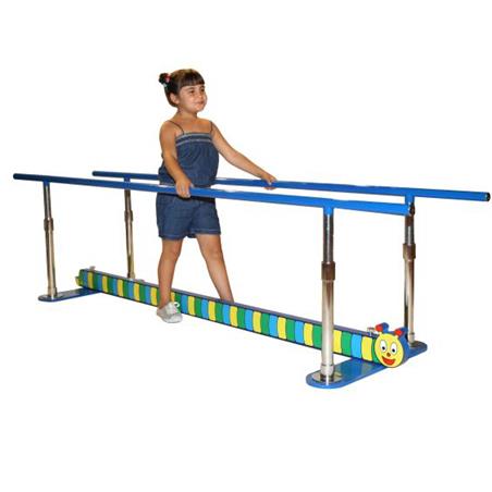 Barras paralelas infantil con plano separador