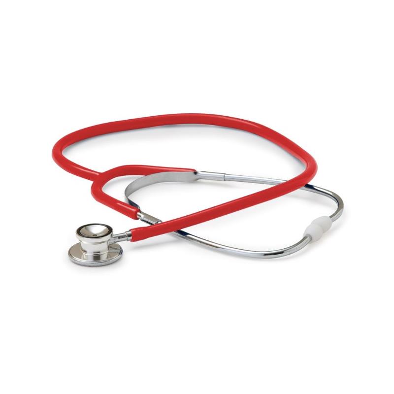 Fonendoscopio pediátrico doble campana rojo