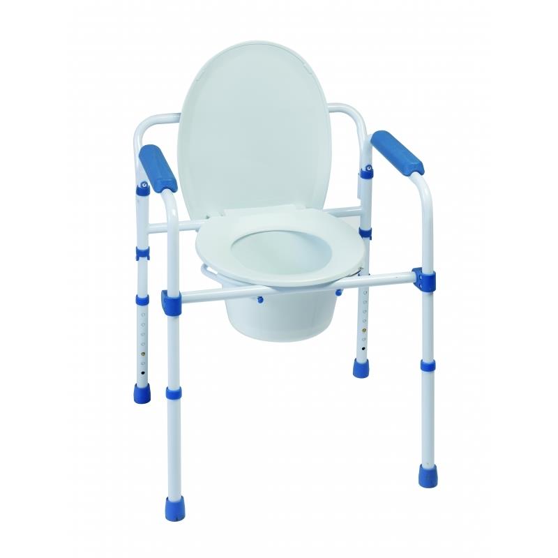 Silla wc plegable 3 en 1