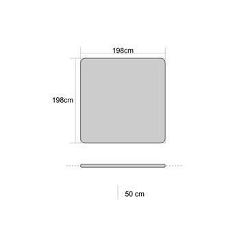 Camilla bobath de 1 cuerpo altura fija con 8 patas