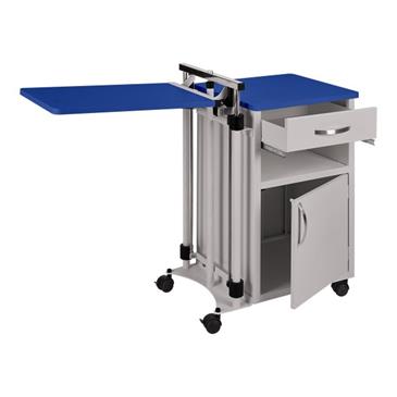 Mesita - Mesilla de noche con atril chapa laminada