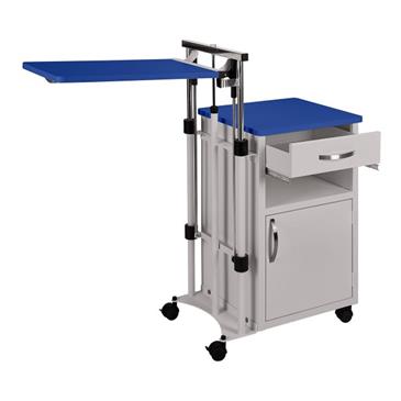 Mesita - Mesilla de noche con atril chapa laminada