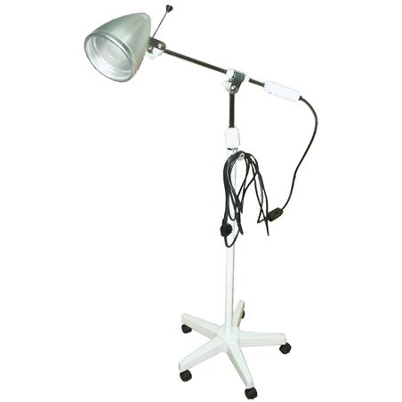 Lámpara articulada con pie rodable