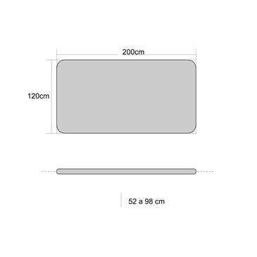 Camilla tipo Bobath eléctrica