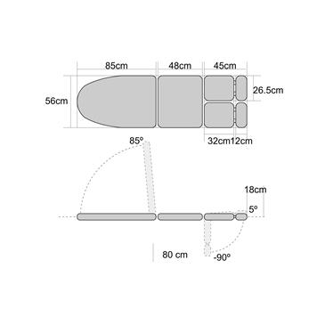 Sillon de podologia altura fija