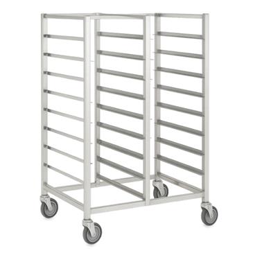 Carro transporte en acero inox para 24 bandejas isotérmicas no incluidas