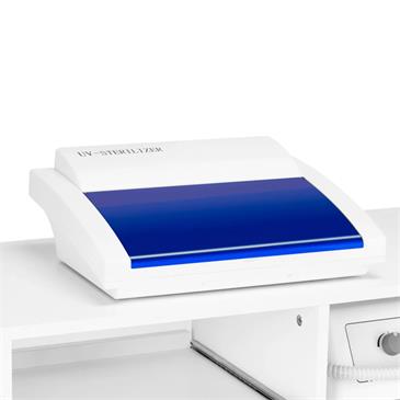 Equipo para podología con lámpara de aumento y esterilizador UV